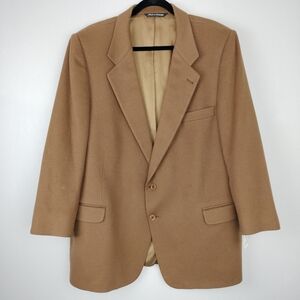 NWT Vintage Jack Victor Premier Loro Piana 100% Cashmere in Mustard Sz. XXL